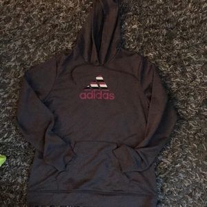 Grey adidas hoodie